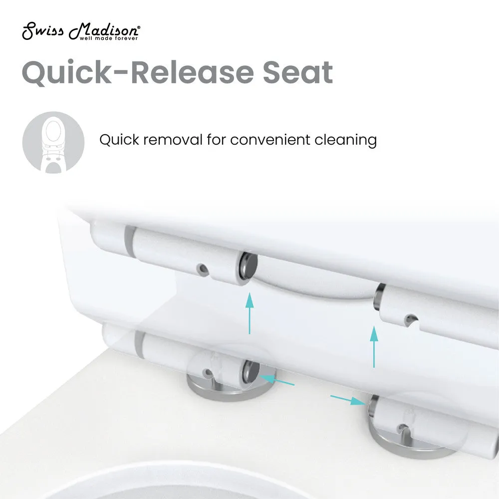 Carre One Piece Square Toilet Dual Flush 1.1/1.6 gpf in Matte White