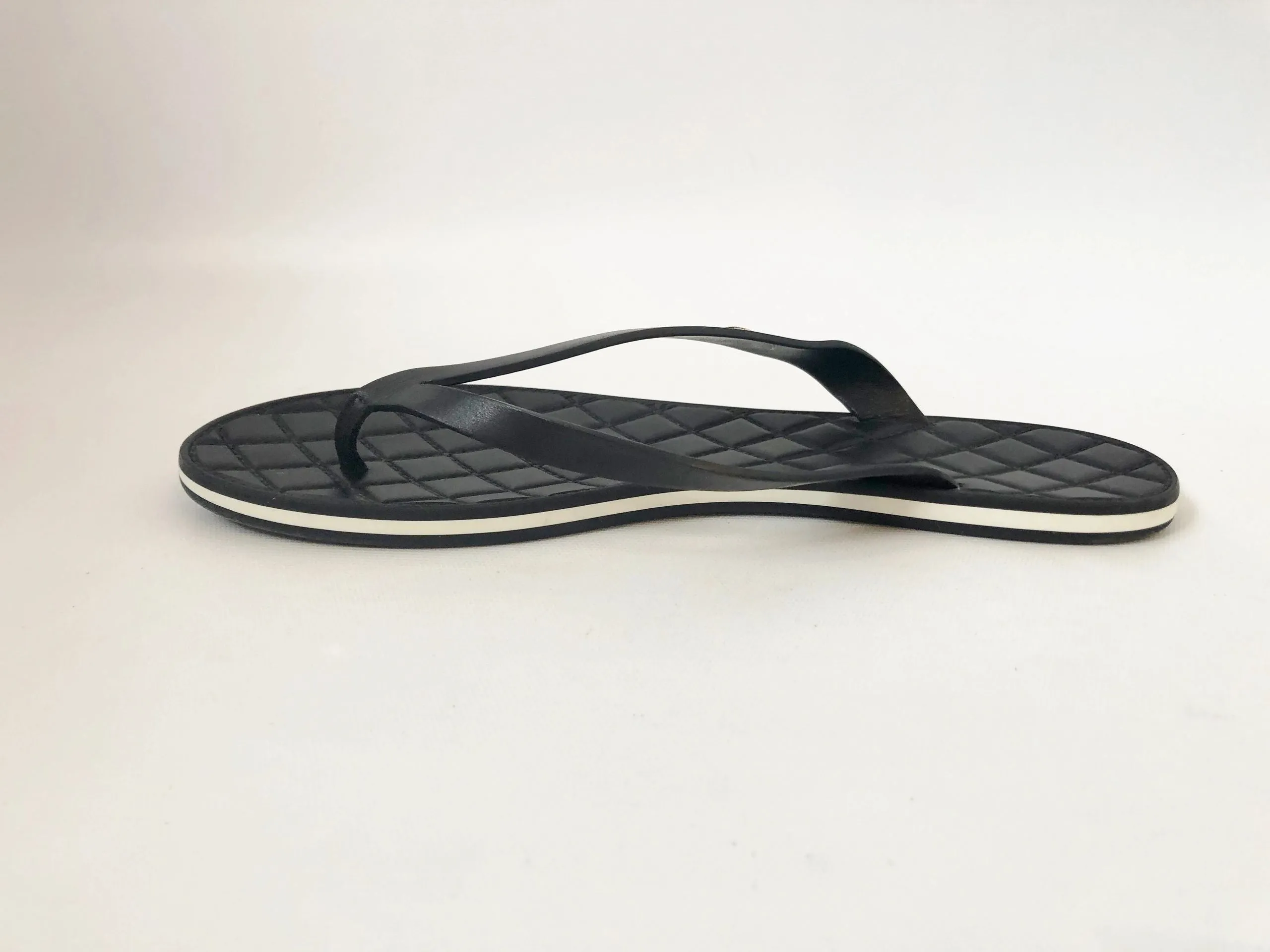Chanel Calfskin Thongs Size 41 It (11 Us)