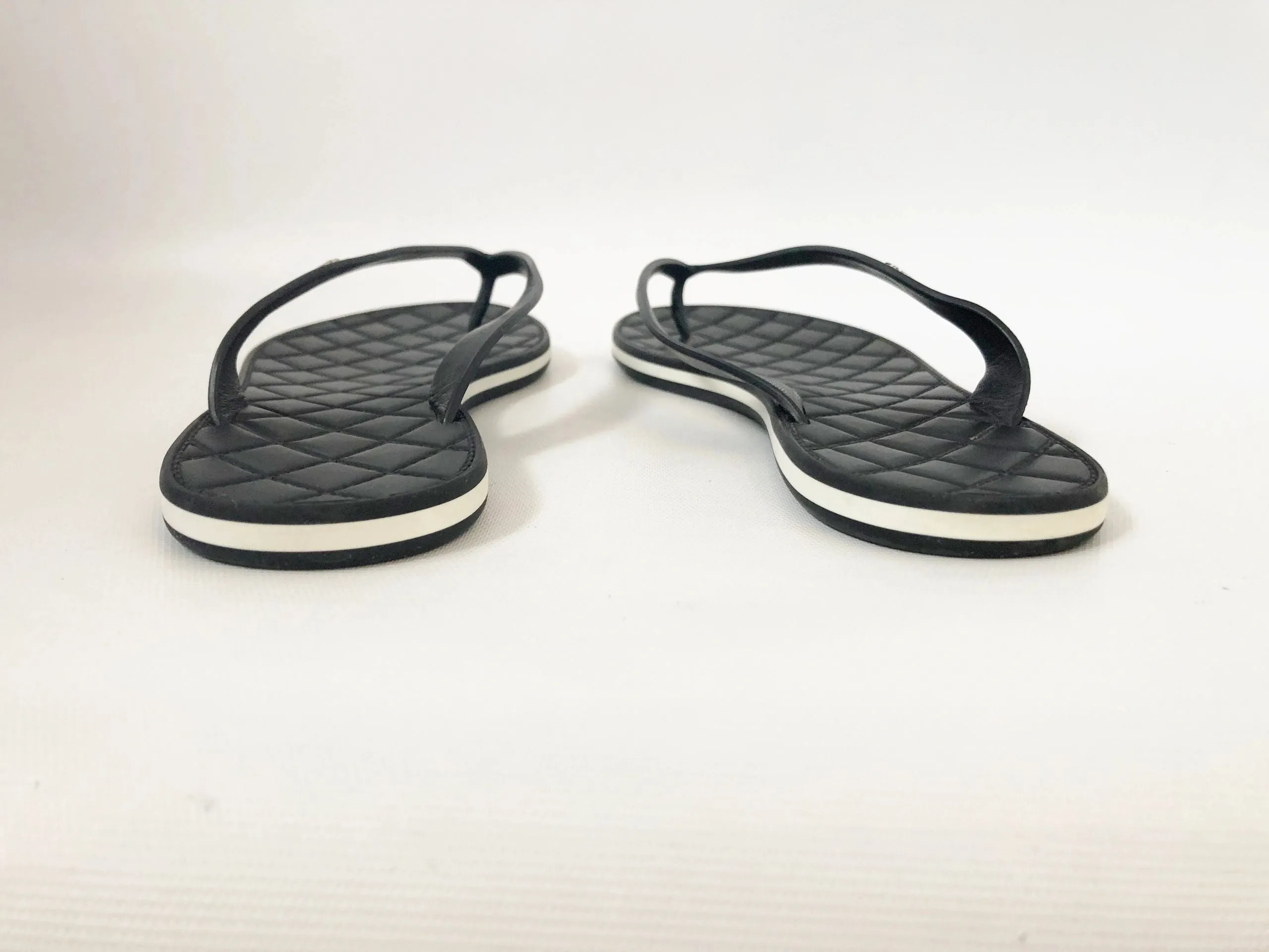Chanel Calfskin Thongs Size 41 It (11 Us)