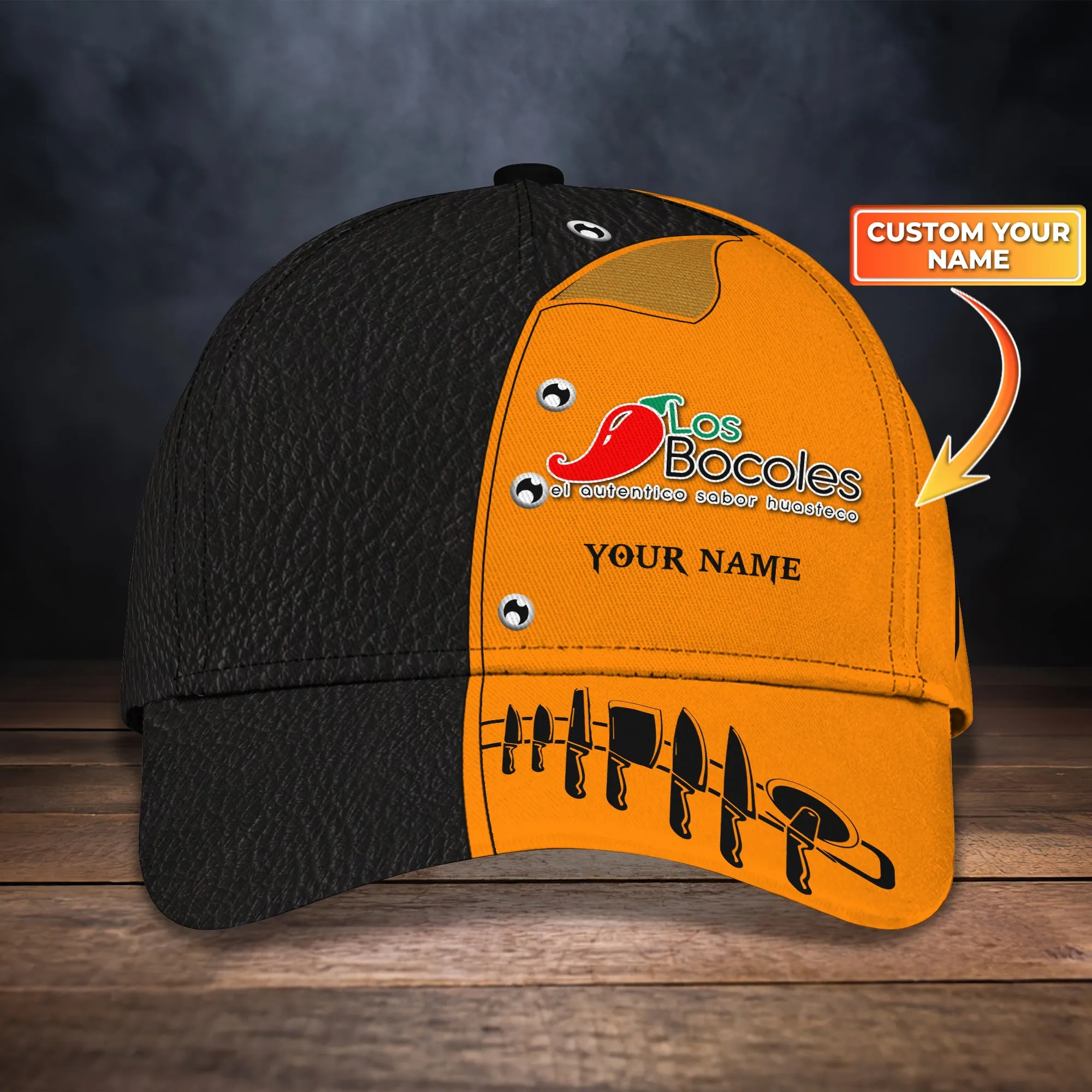 Chef, Personalized Name Cap, KD01, RINC98