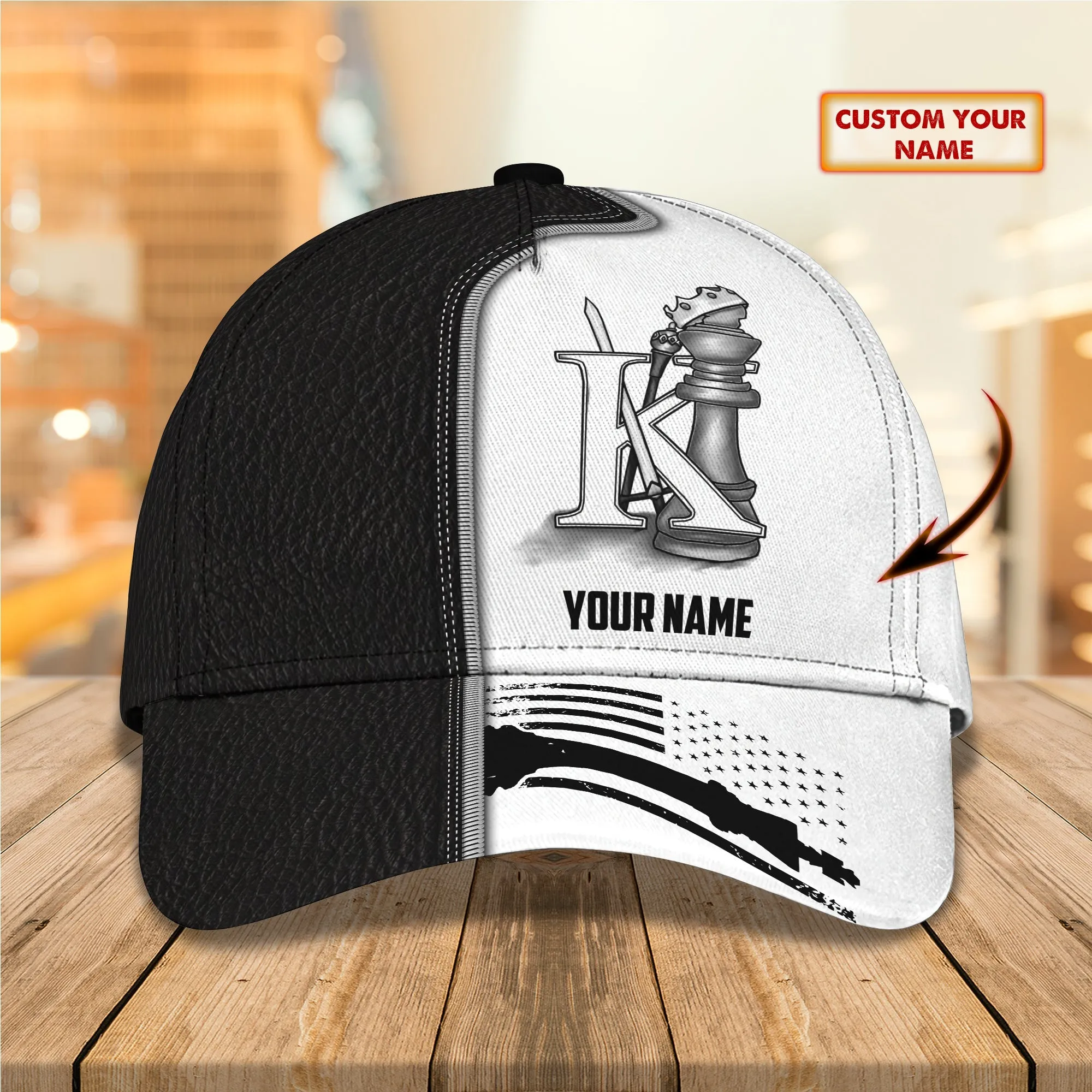 Chess- Personalize Name Cap - TD96-01