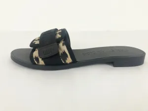 Christian Dior Animal Print Slides Size 7