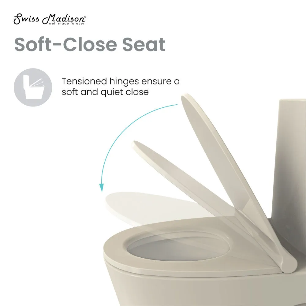Classe One Piece Toilet with Front Flush Handle 1.28 gpf in Bisque