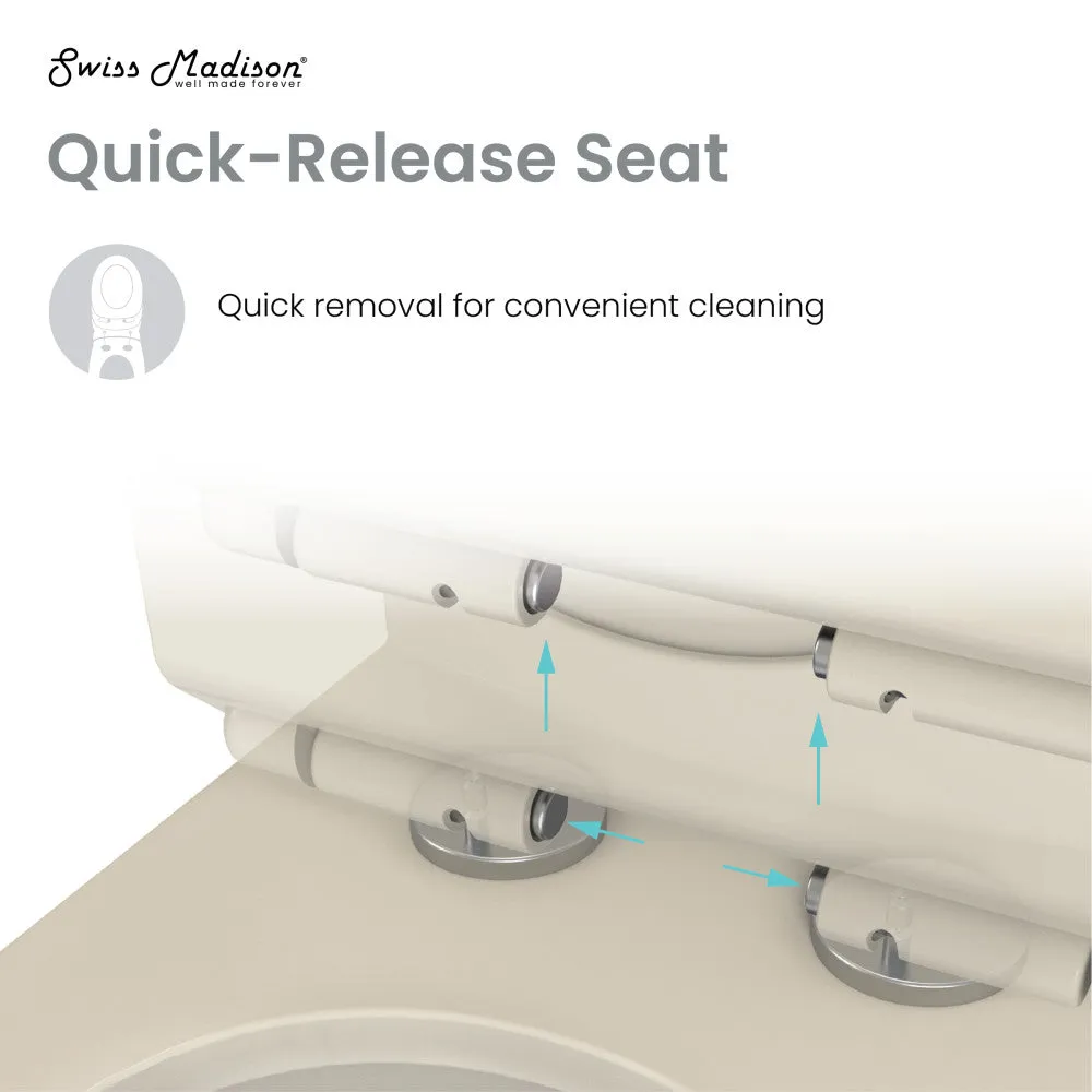 Classe One Piece Toilet with Front Flush Handle 1.28 gpf in Bisque
