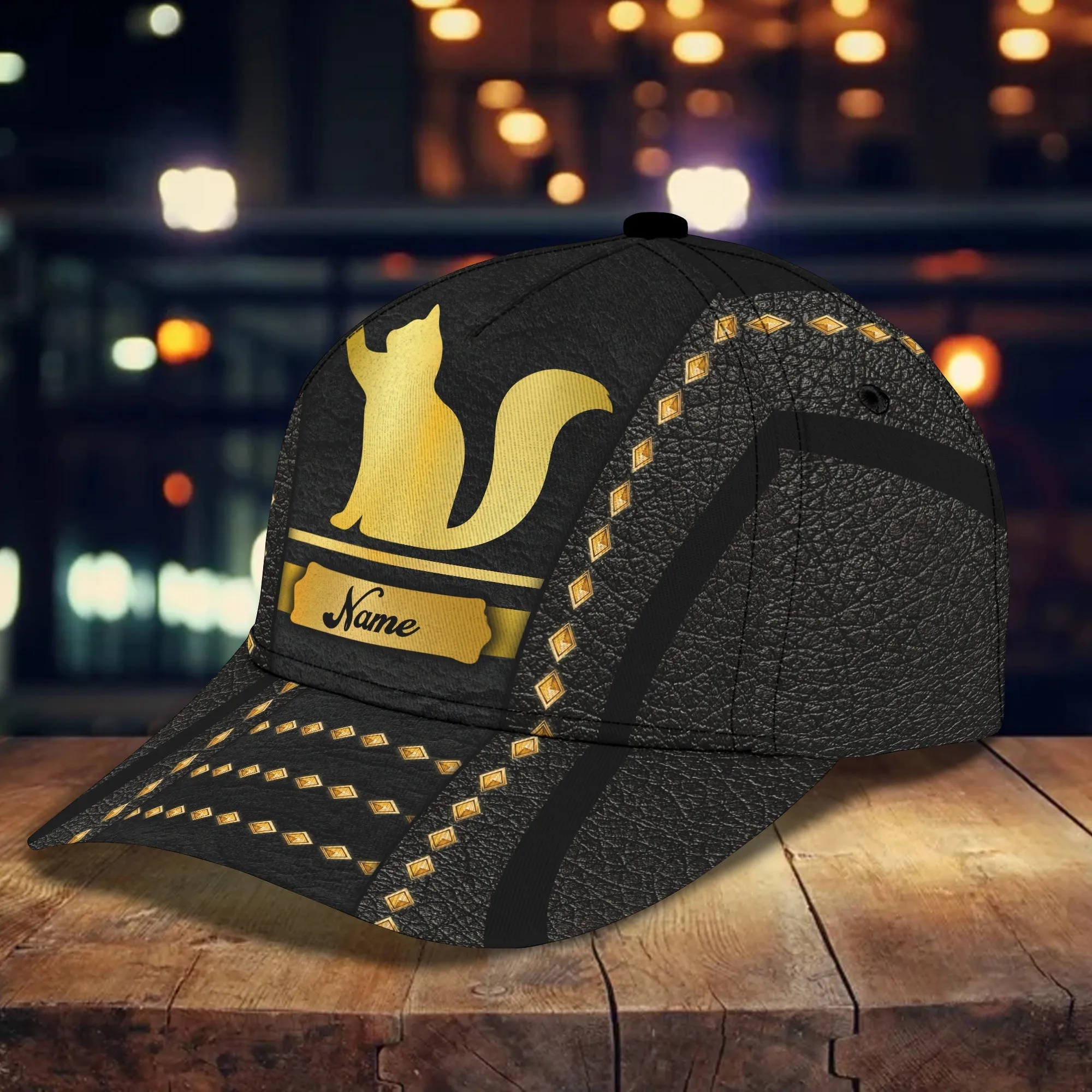 Classic Cap for Cat Lover - Personalized Name Cap - Co98
