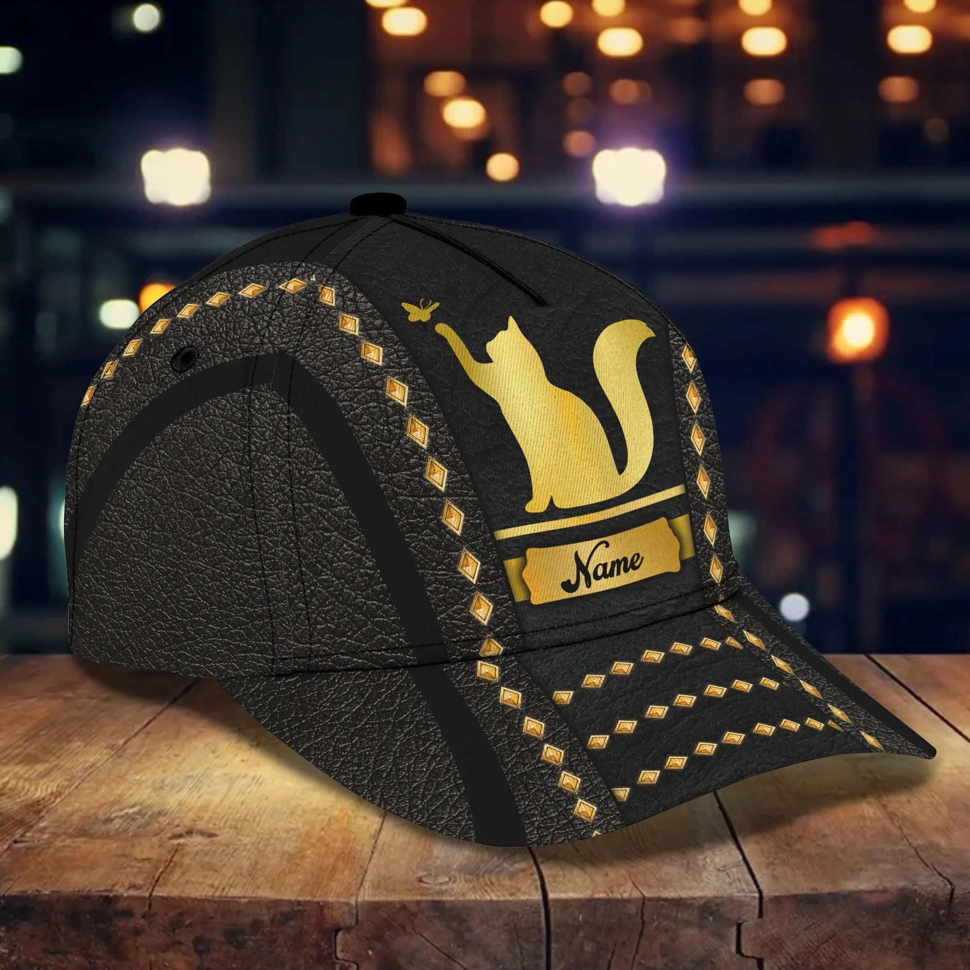Classic Cap for Cat Lover - Personalized Name Cap - Co98