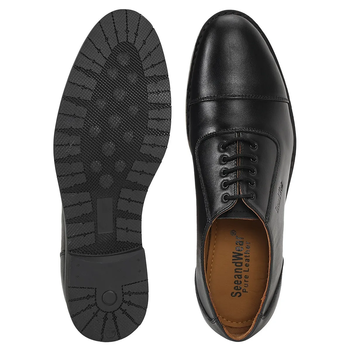 Classic Oxford Leather Formal Shoes - Defective