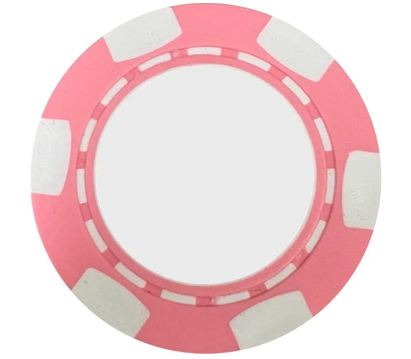 Classic Personalized Poker Chips - Pink