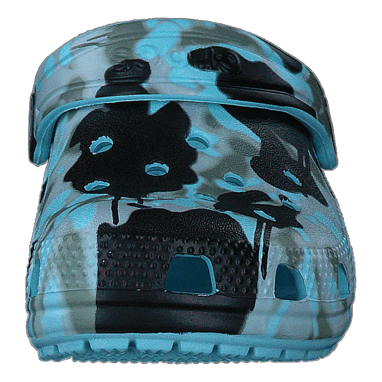 Classic Spray Camo Clog Kids Arctic