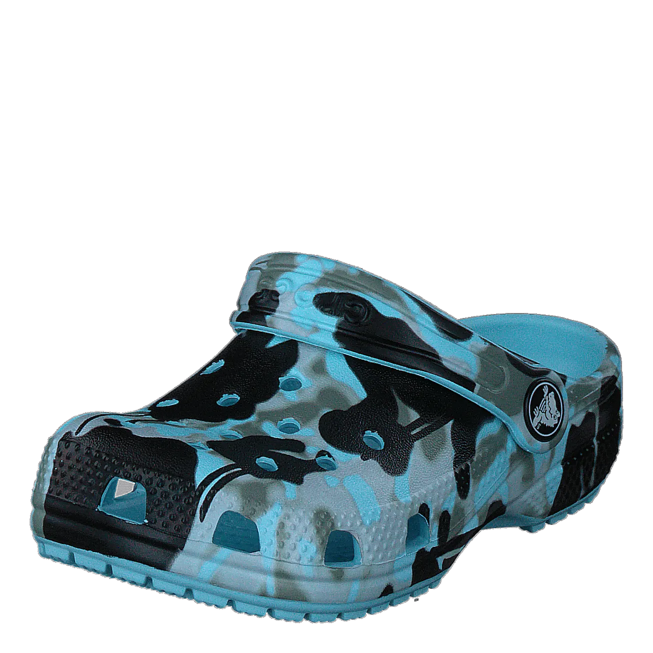 Classic Spray Camo Clog Kids Arctic