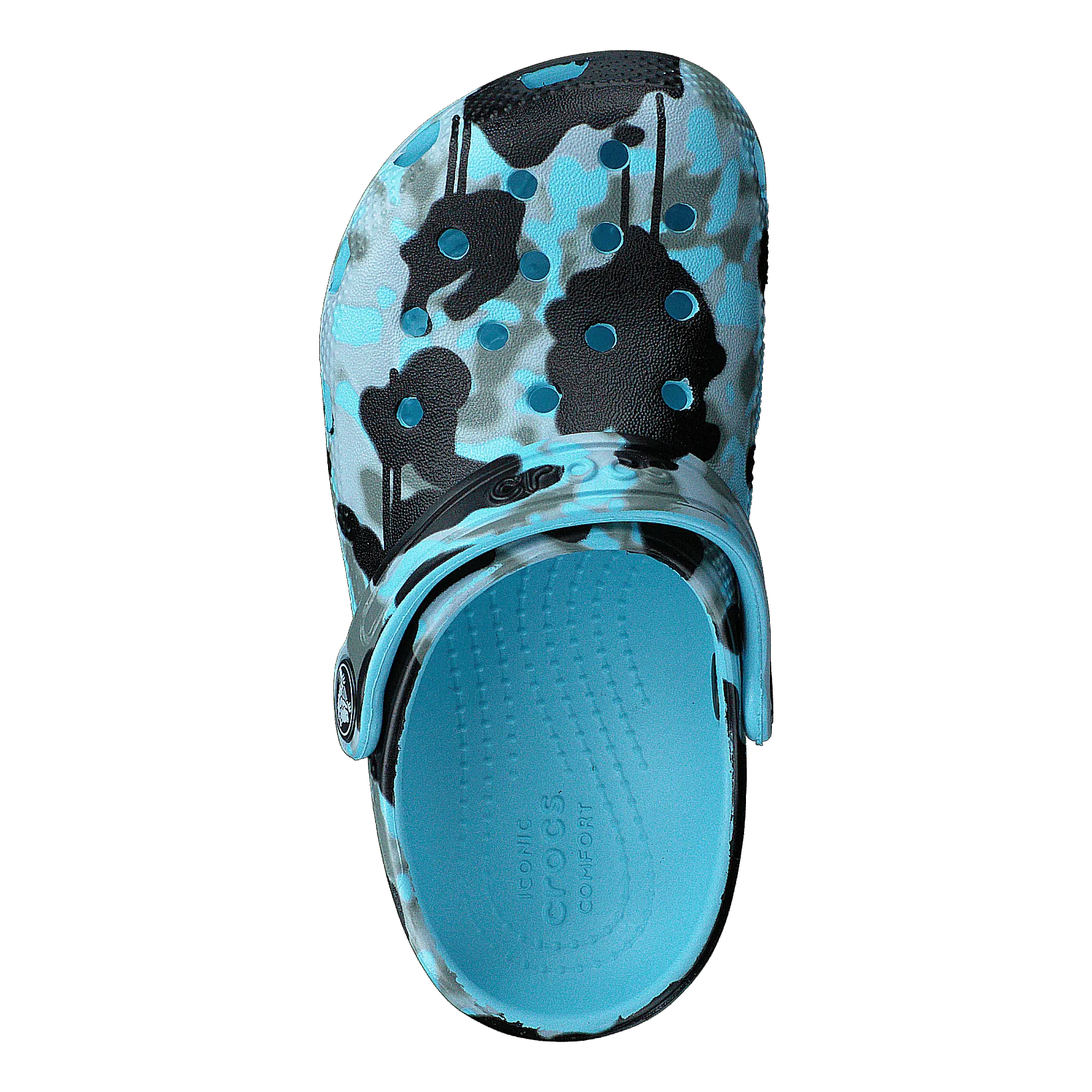 Classic Spray Camo Clog Kids Arctic