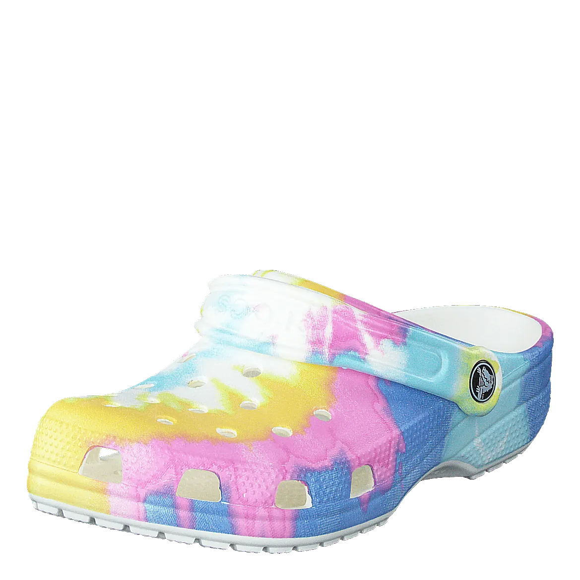 Classic Tie Dye Graphic Clog K White/multi