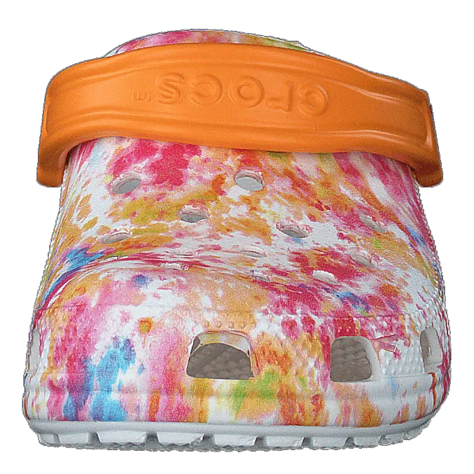 Classic Tiedye Graphic Clog K Orange Zing/multi