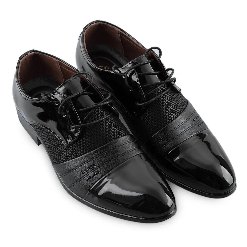 Classical Men Business Shoes Man Luxury Leather Derby Shoes Men's Flat Oxfords Casual Shoe Black/Brown Footwear Male Shoes