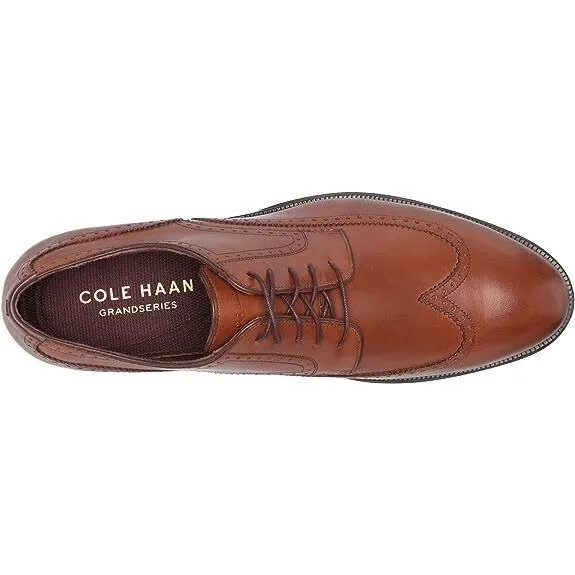 Cole Haan Men's Dawson Grand 360 Wing Tip Oxford WP British Tan C31589