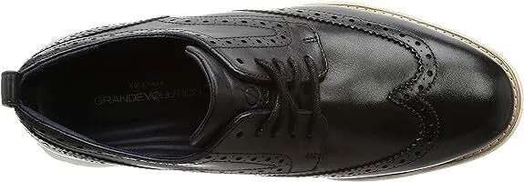 Cole Haan Men's GrandEvOlution Shortwing Oxford Black/Ivory C26307