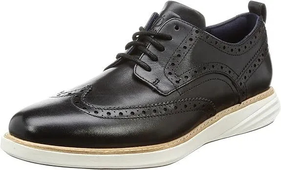 Cole Haan Men's GrandEvOlution Shortwing Oxford Black/Ivory C26307