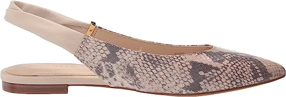Cole Haan womens Eden Skimmer Ballet Flat, Python Printed Leather Cement Leather, 6 US