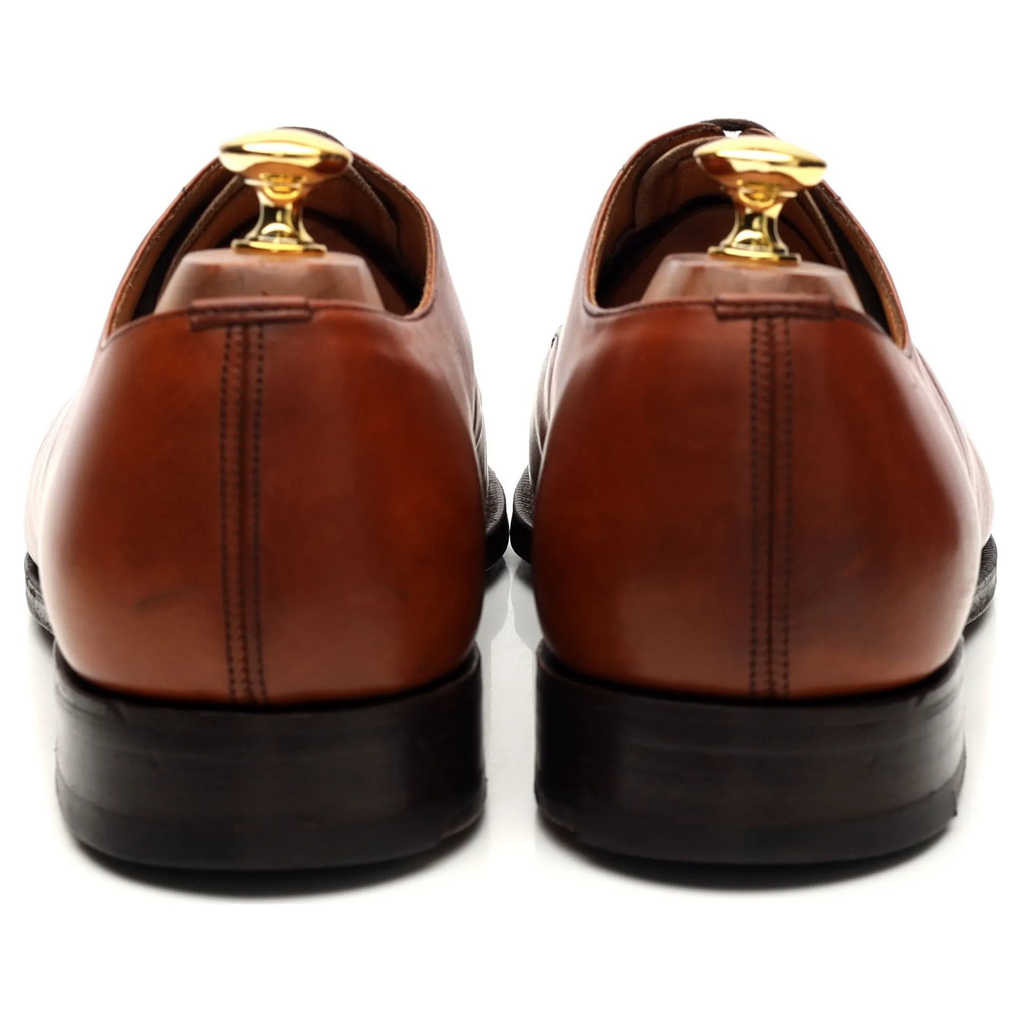 'Consul' Tan Brown Leather Oxford UK 9.5 F