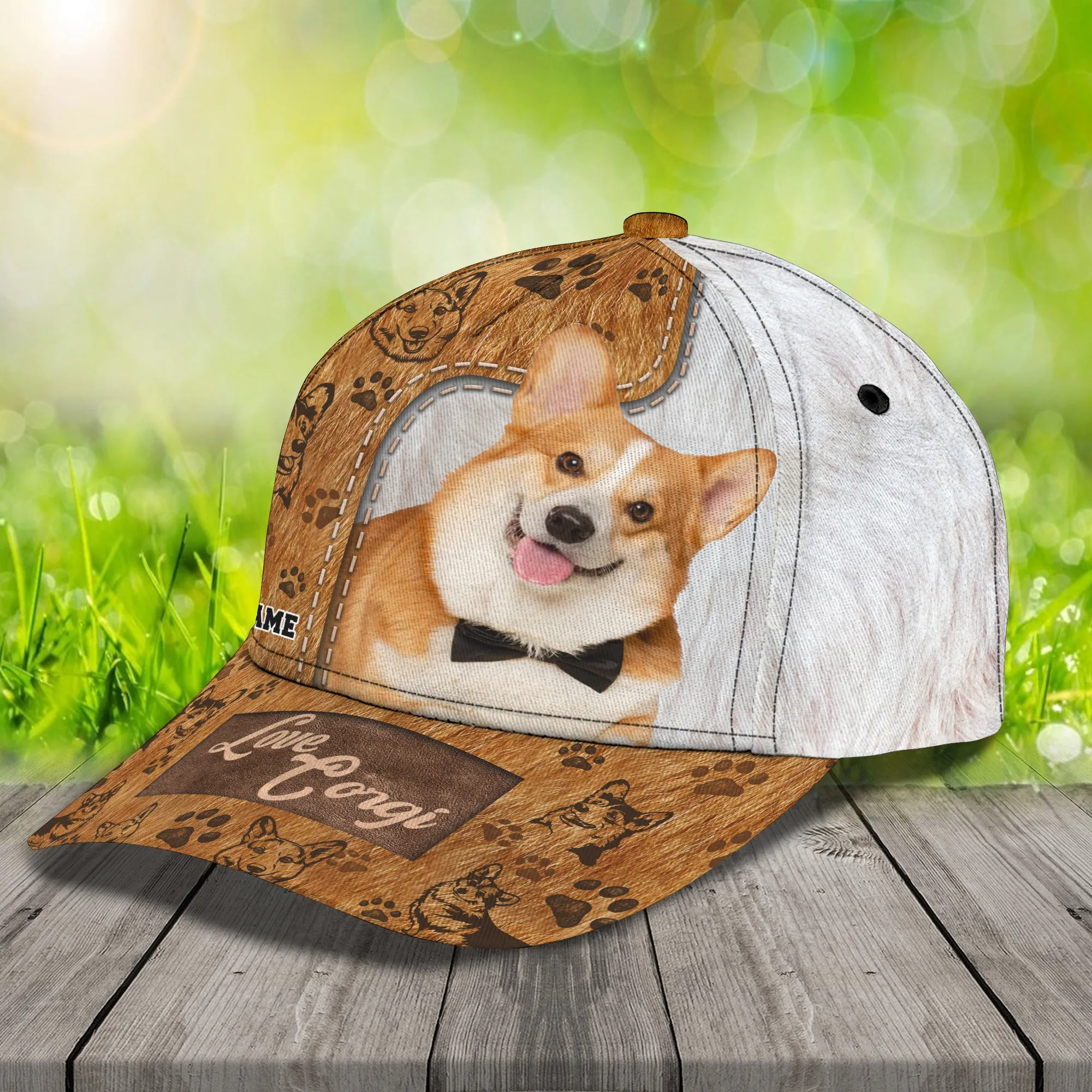 Corgi - Personalized Name Cap - Pth98