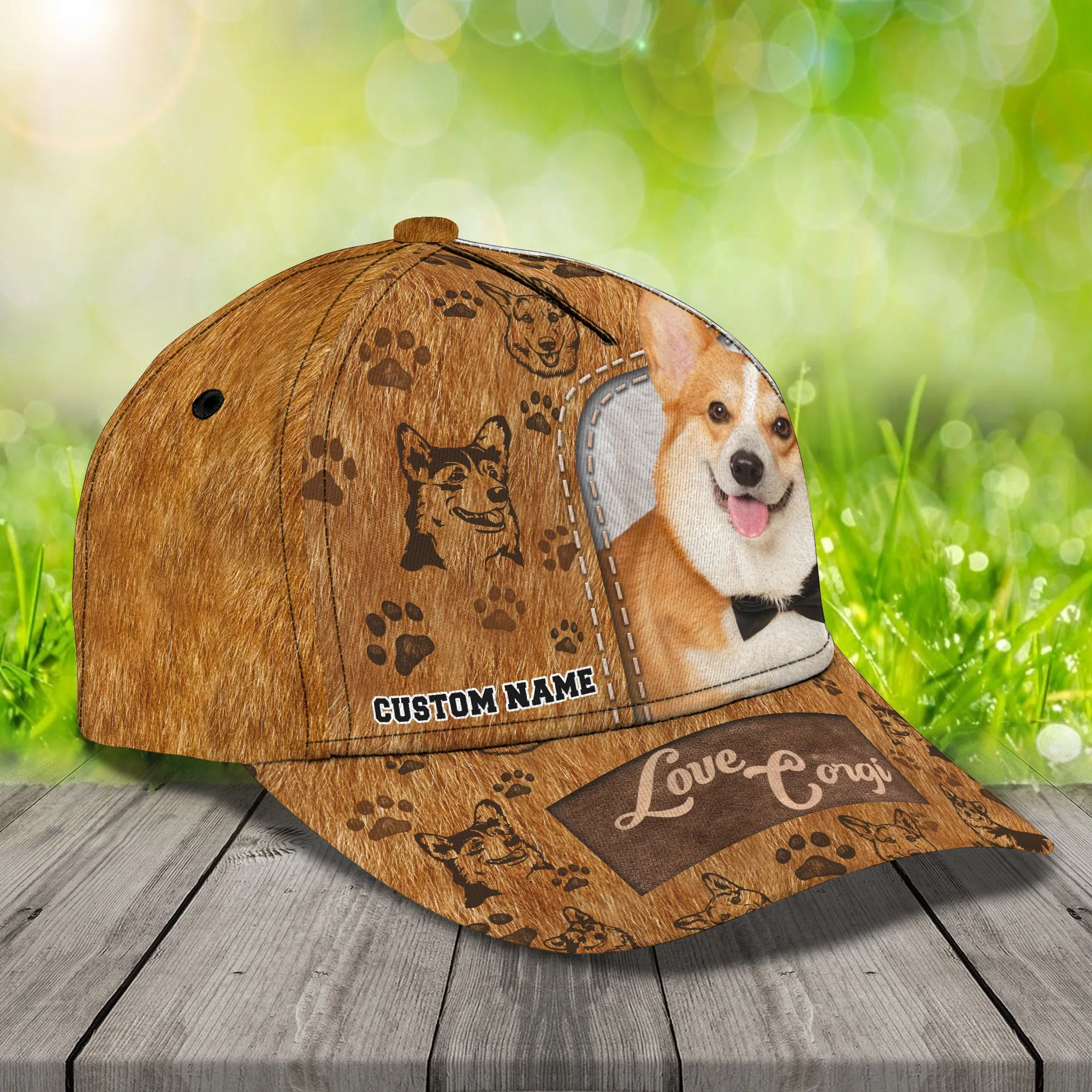 Corgi - Personalized Name Cap - Pth98