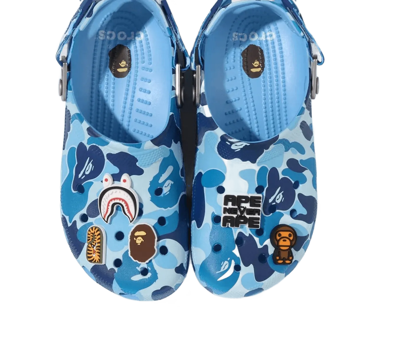 Crocs Classic Clog A Bathing Ape ABC Camo Blue