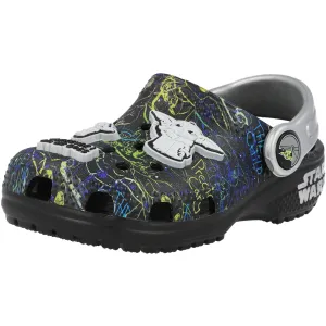 Crocs Kids Classic Grogu Black Clogs
