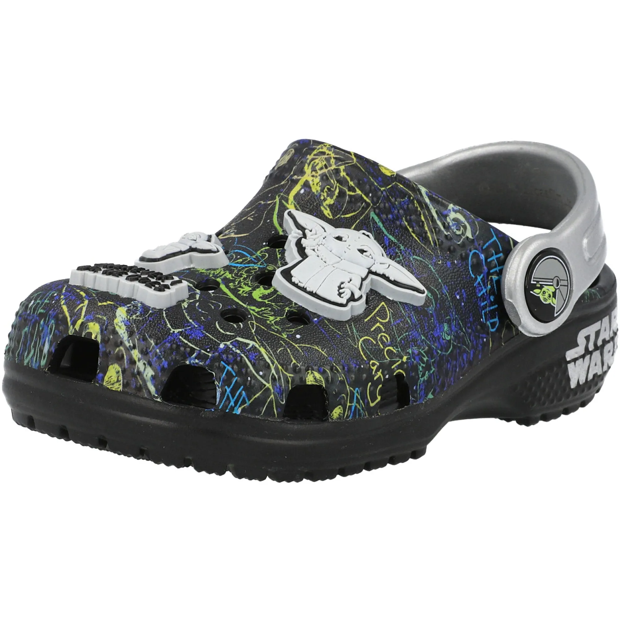 Crocs Kids Classic Grogu Black Clogs
