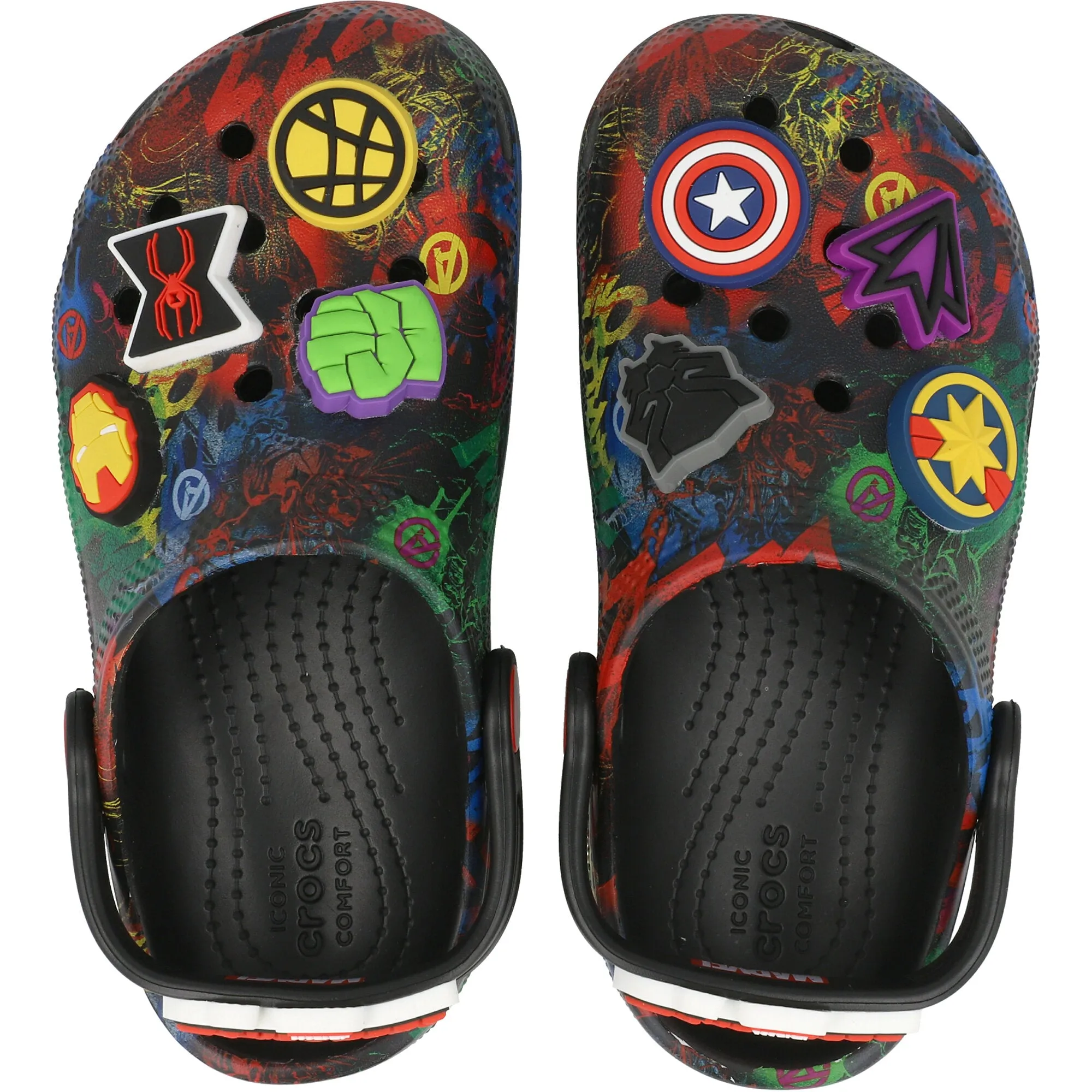 Crocs Kids Marvel Avengers Black Clogs
