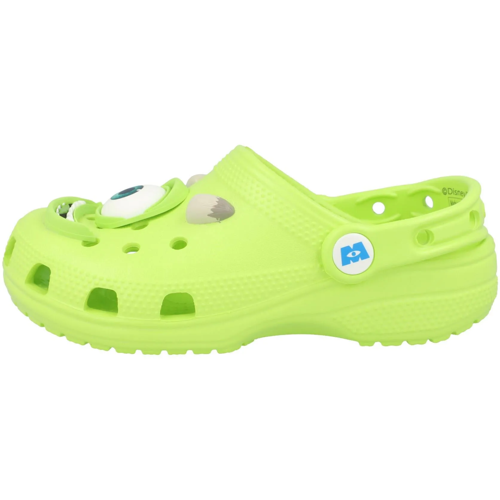 Crocs Kids Monsters Inc Mike Wazowski Green Clogs