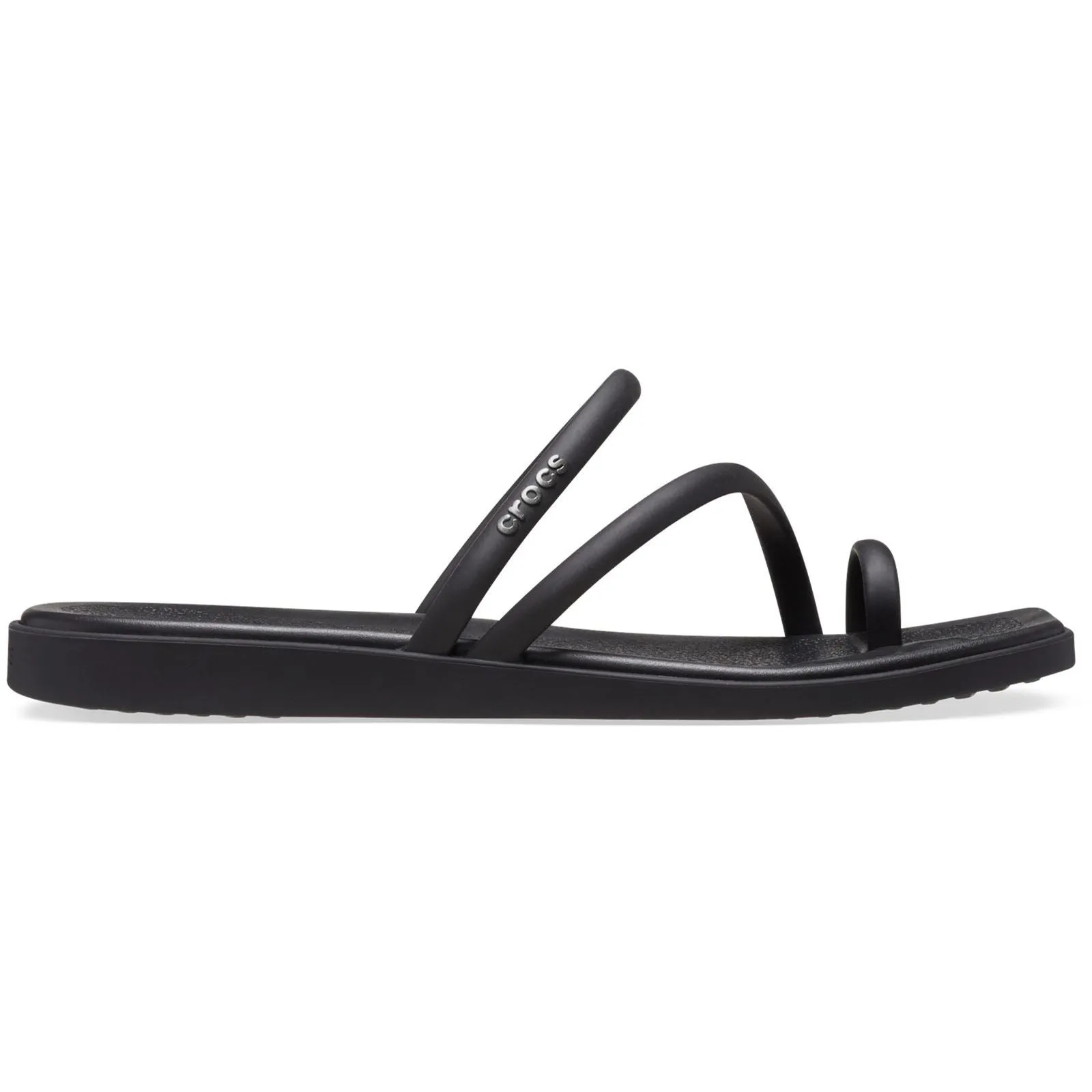 Crocs Miami Toe Loop Sandal Women's Black Sandals