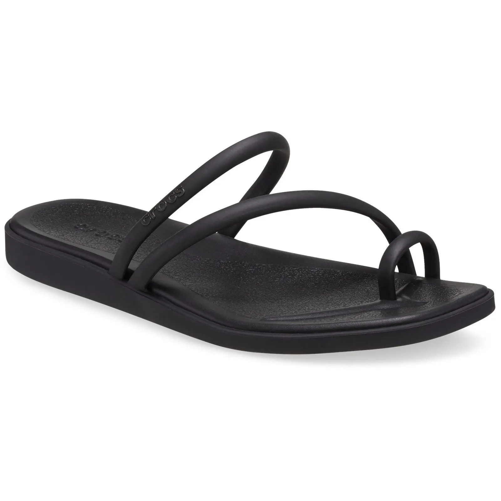 Crocs Miami Toe Loop Sandal Women's Black Sandals