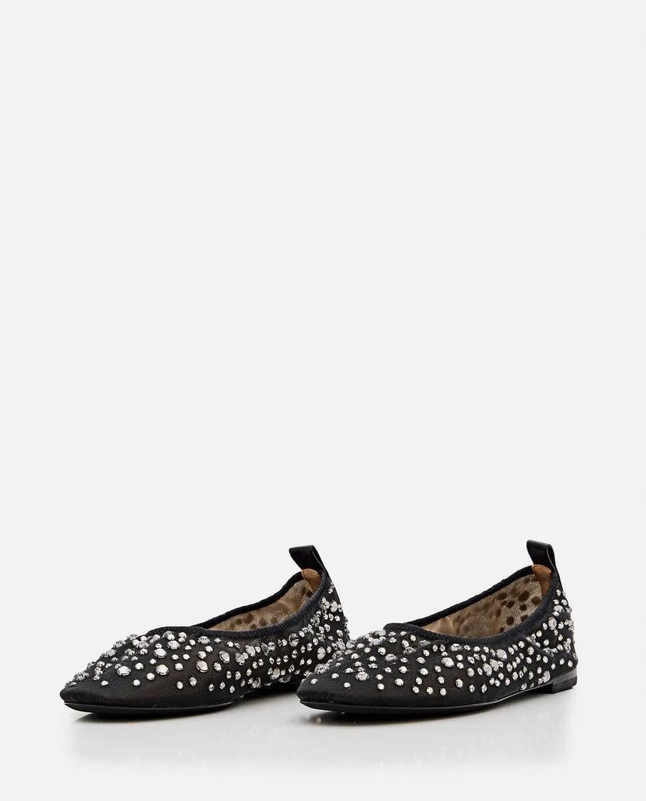 Crystal Embellishments Ballerina Flats