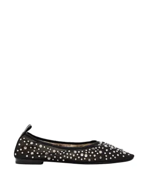 Crystal Embellishments Ballerina Flats