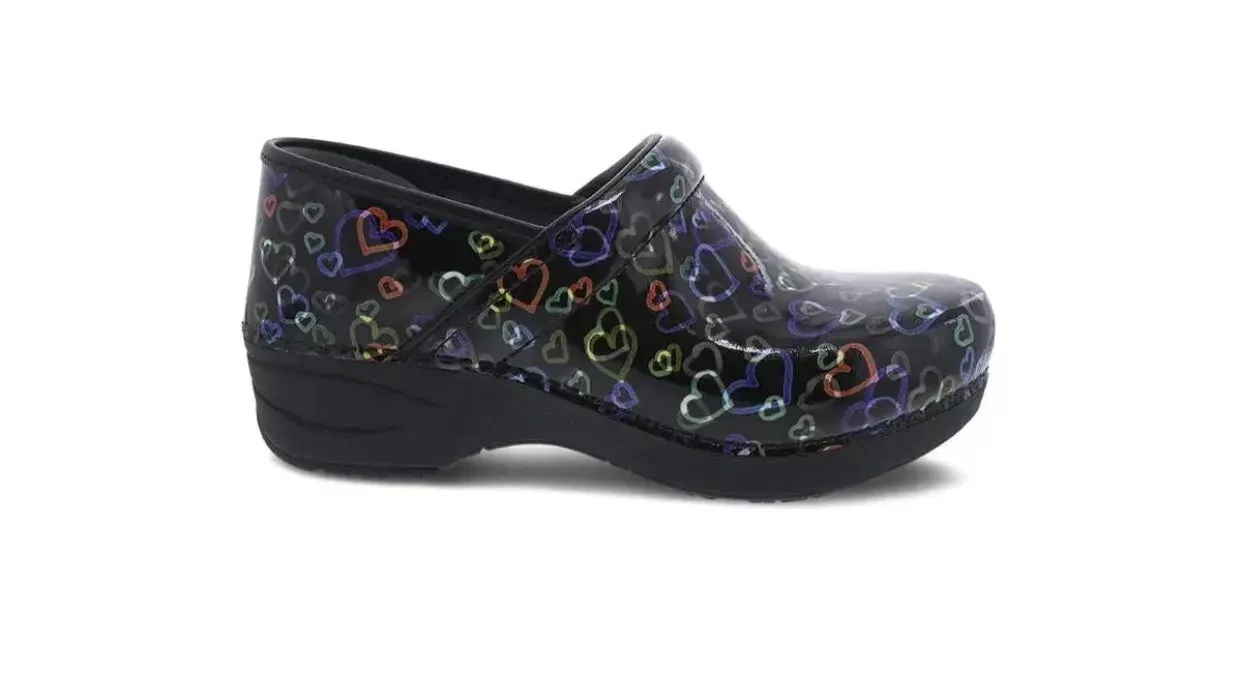Dansko Women's XP 2.0 Floating Hearts Patent 3950620202