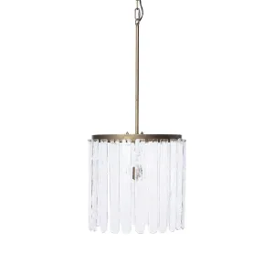 Dawson Glass Panel Chandelier