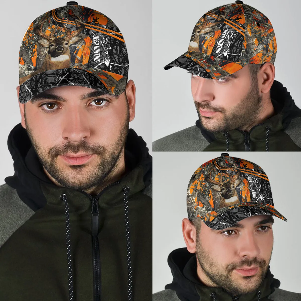 Deer Hunting Camo Leaves Classic Cap - Hdmt