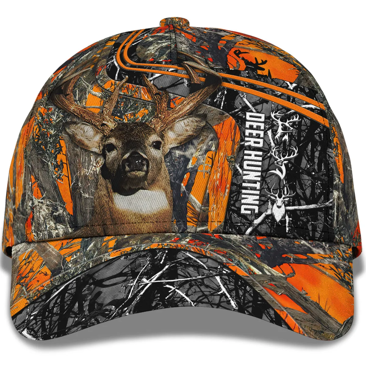Deer Hunting Camo Leaves Classic Cap - Hdmt