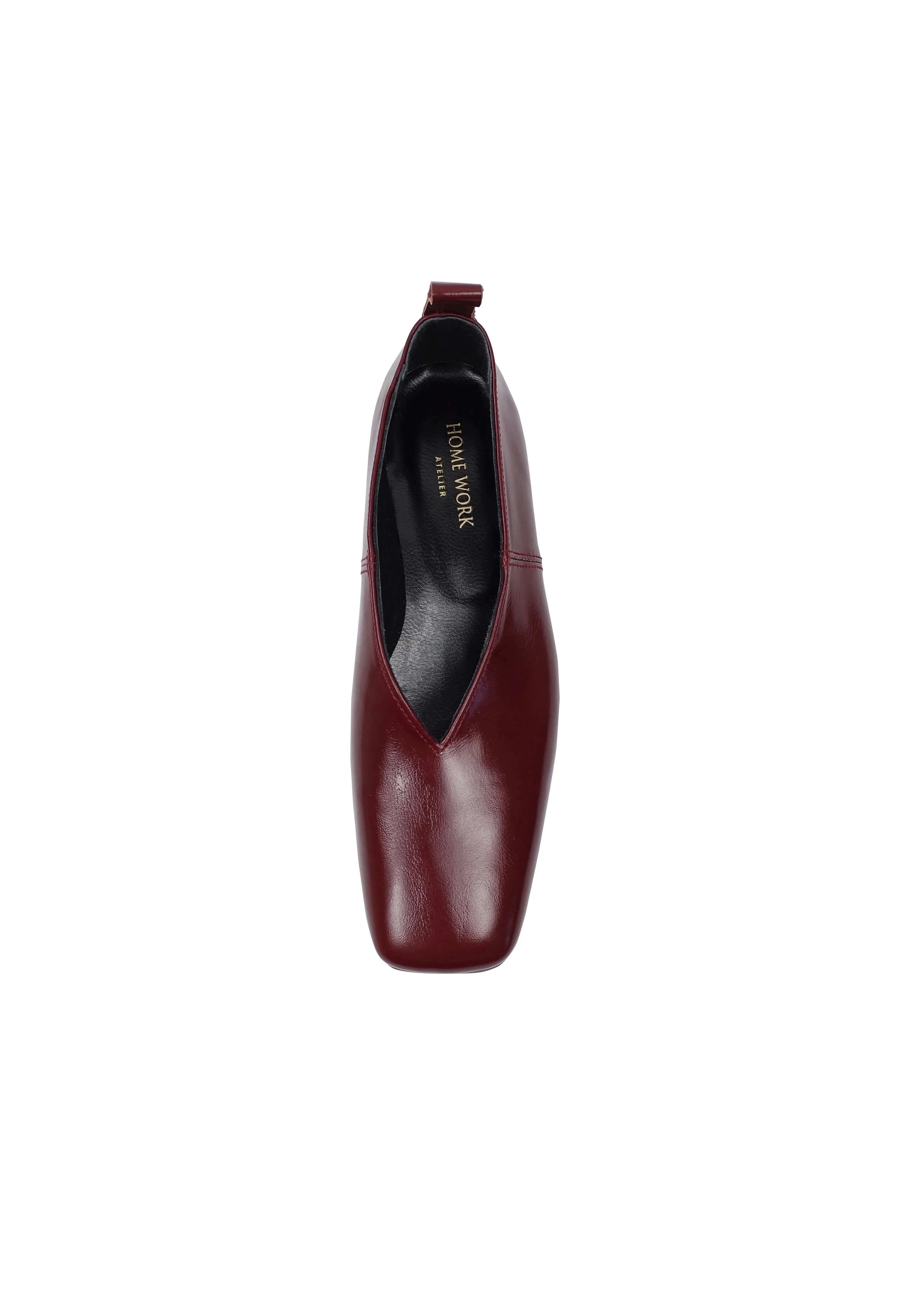 Designer Square-Toe Lace-Up Shoes