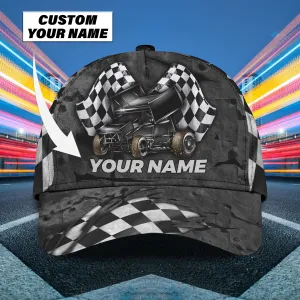 Dirt Racing - Personalized Name Cap - Co98
