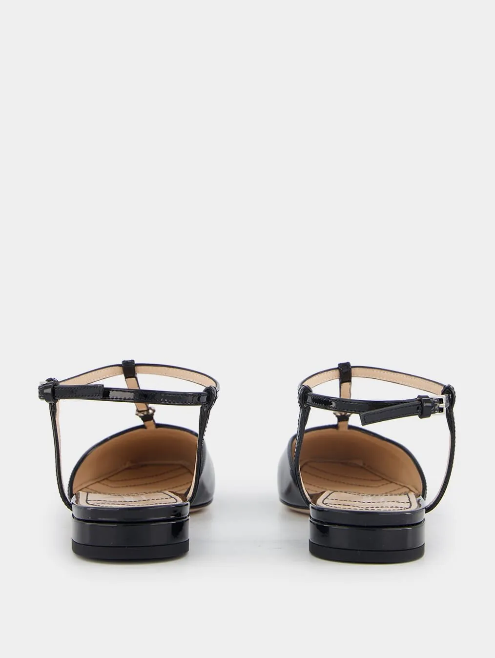 Double G Patent-Finish Ballerinas