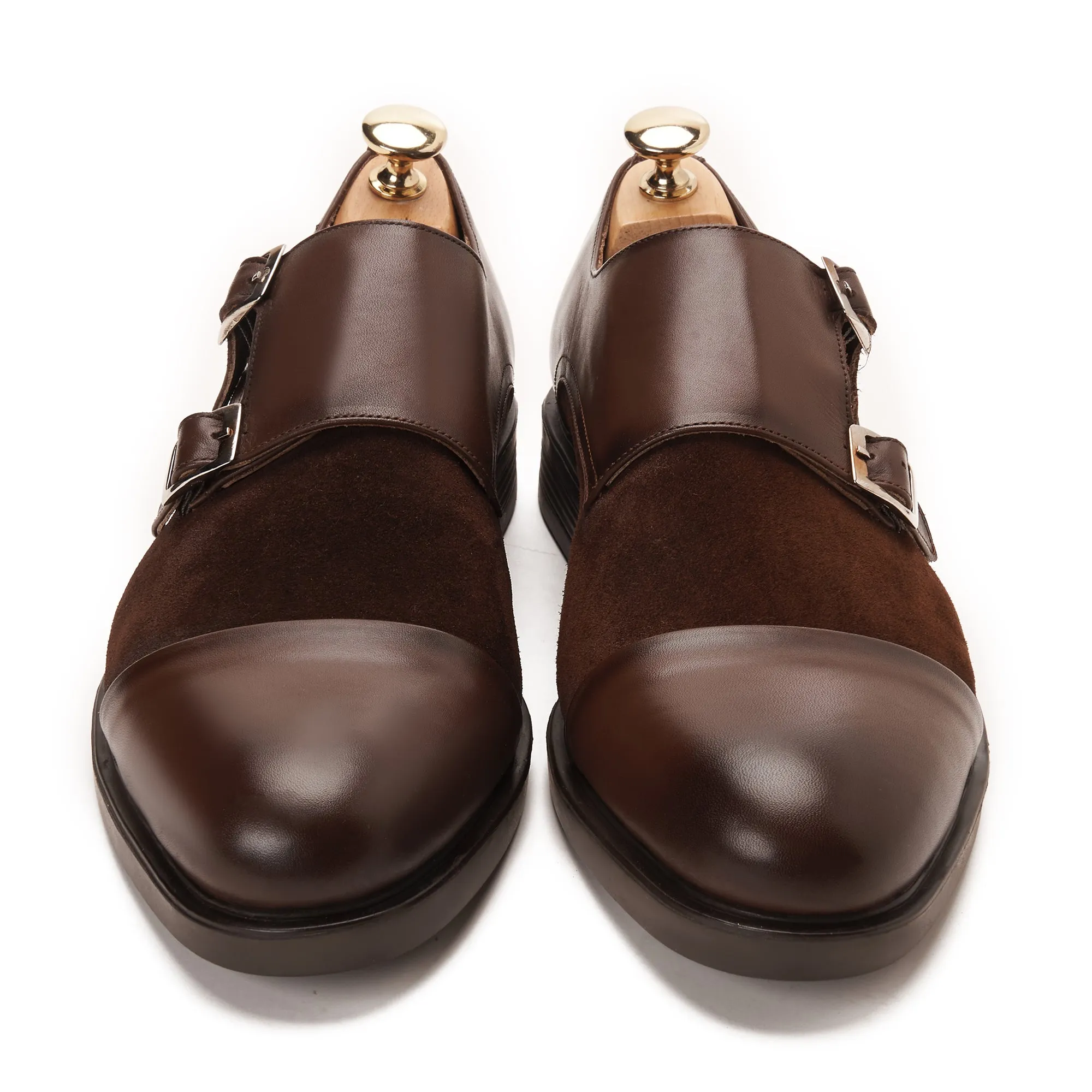 Double Monk Strap with Suede