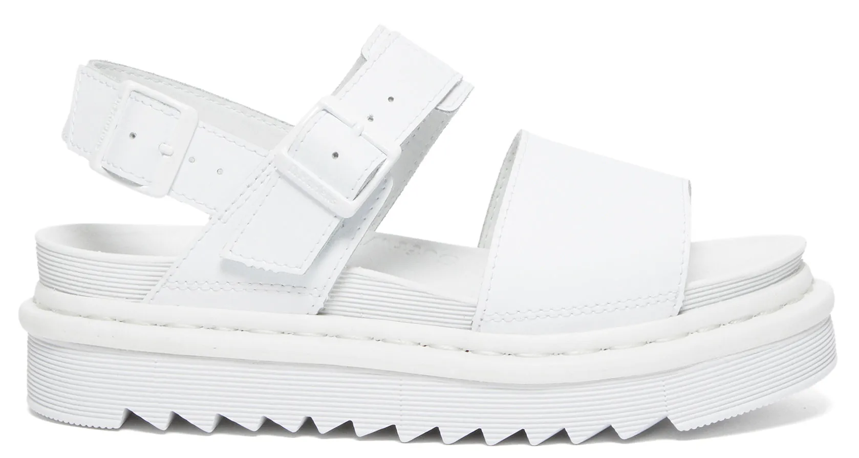 Dr. Martens Women's Voss Mono White Hydro Leather