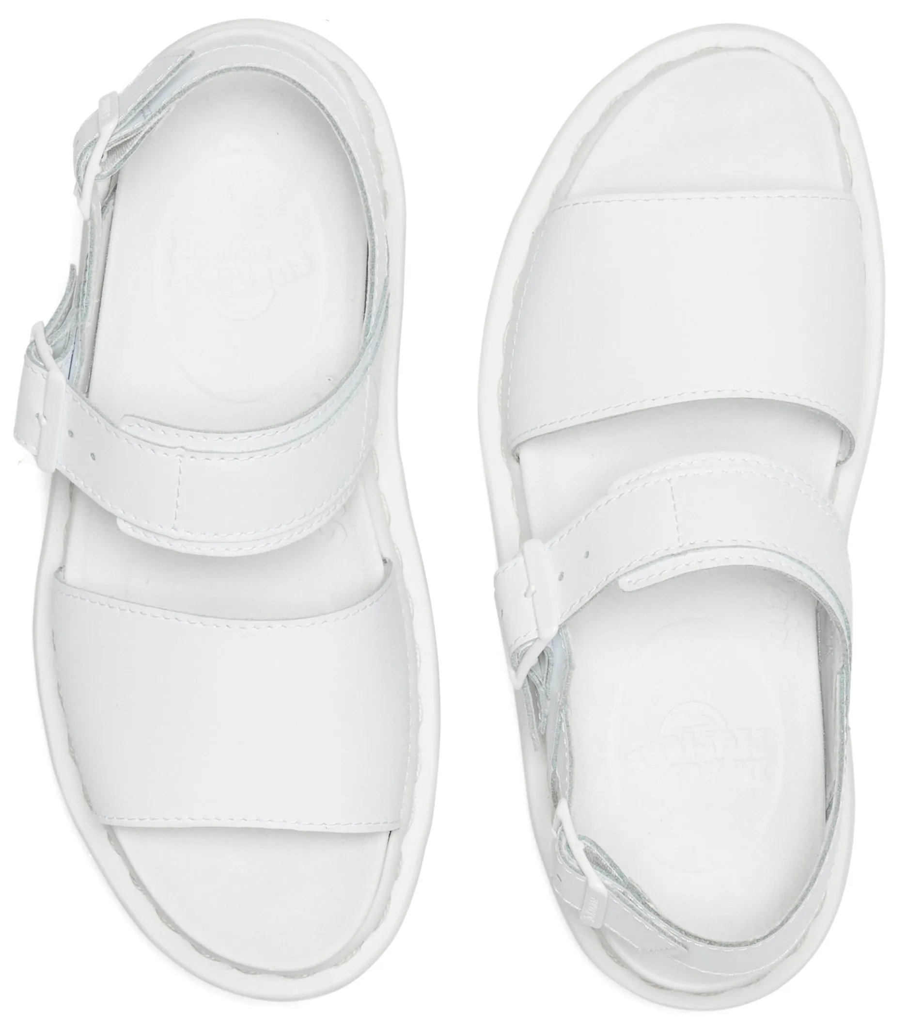 Dr. Martens Women's Voss Mono White Hydro Leather