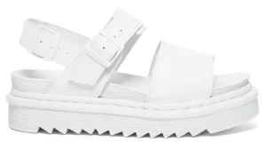 Dr. Martens Women's Voss Mono White Hydro Leather