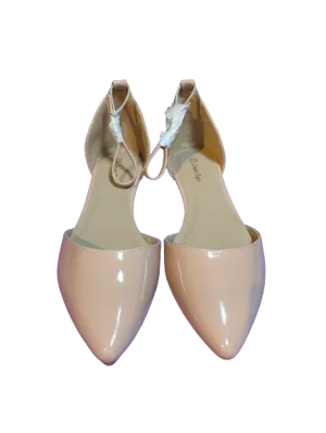 Dream Pairs Beige Ankle Strap Flats