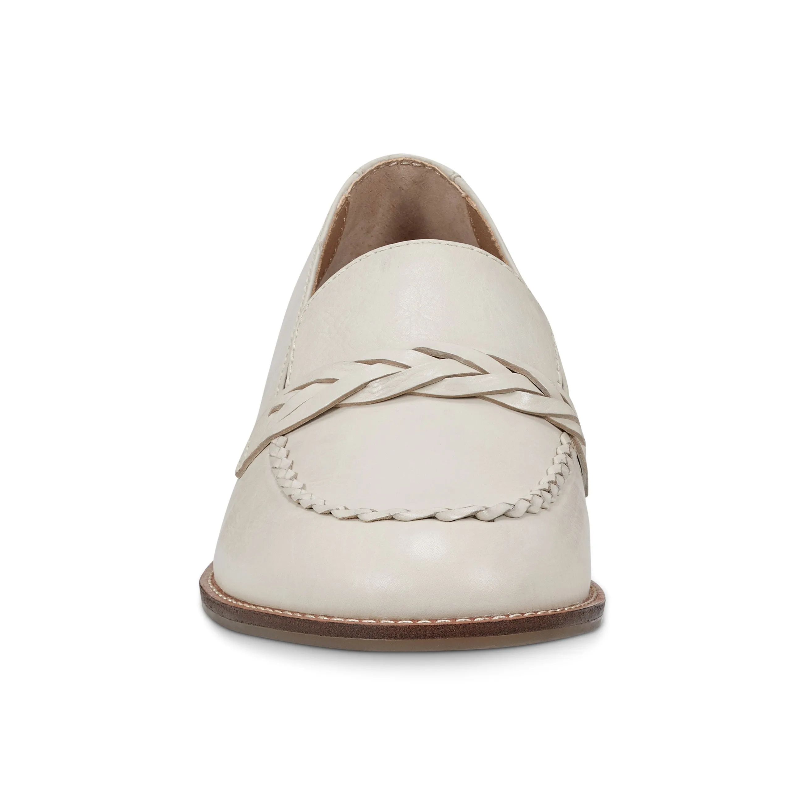 Edie Stacked Heel Casual Slip-on Loafers