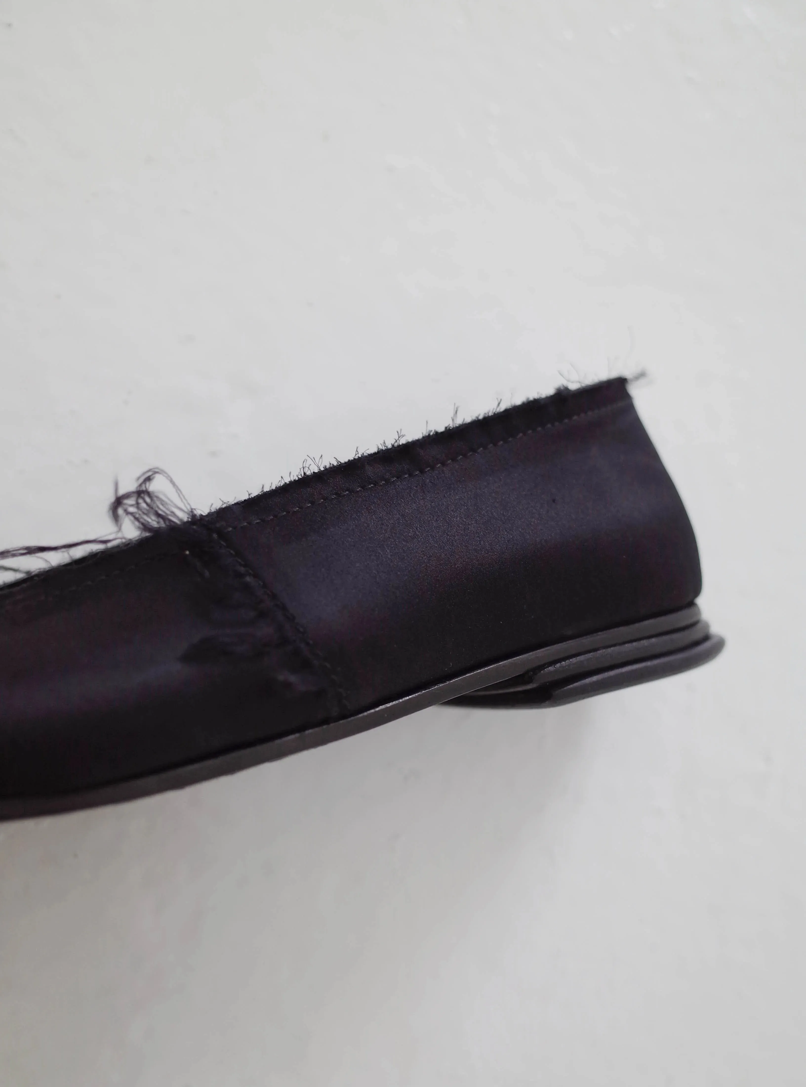 Elegant Satin Square Toe Flats