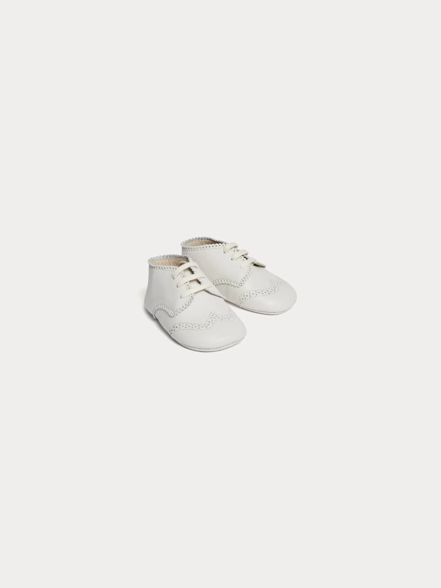 Ezia baby derbies in leather