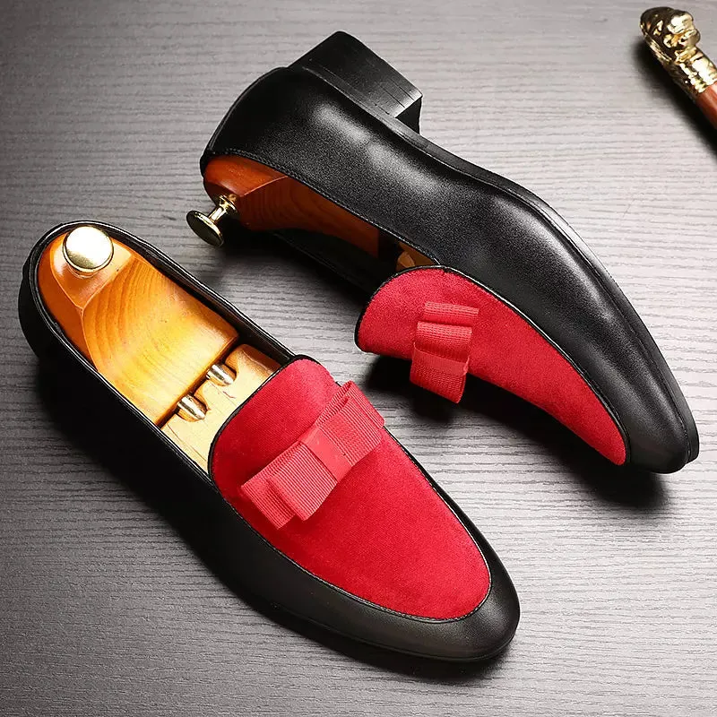Faux Microfiber Leather Patent Leather Men Dress Oxford Shoes